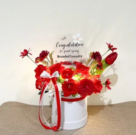 Bloom Box Akrilik Ucapan Grand Opening Muko Muko