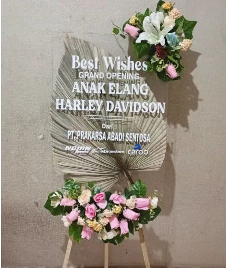 Papan Akrilik Ucapan Grand Opening Muko Muko